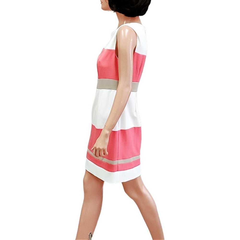 Studio One Striped Sheath Dress - Picture 3 of 5